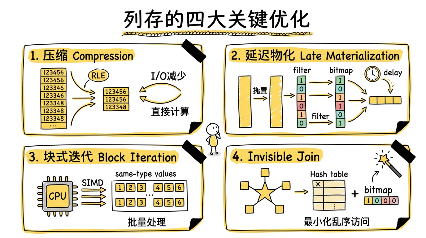 列存的四大关键优化