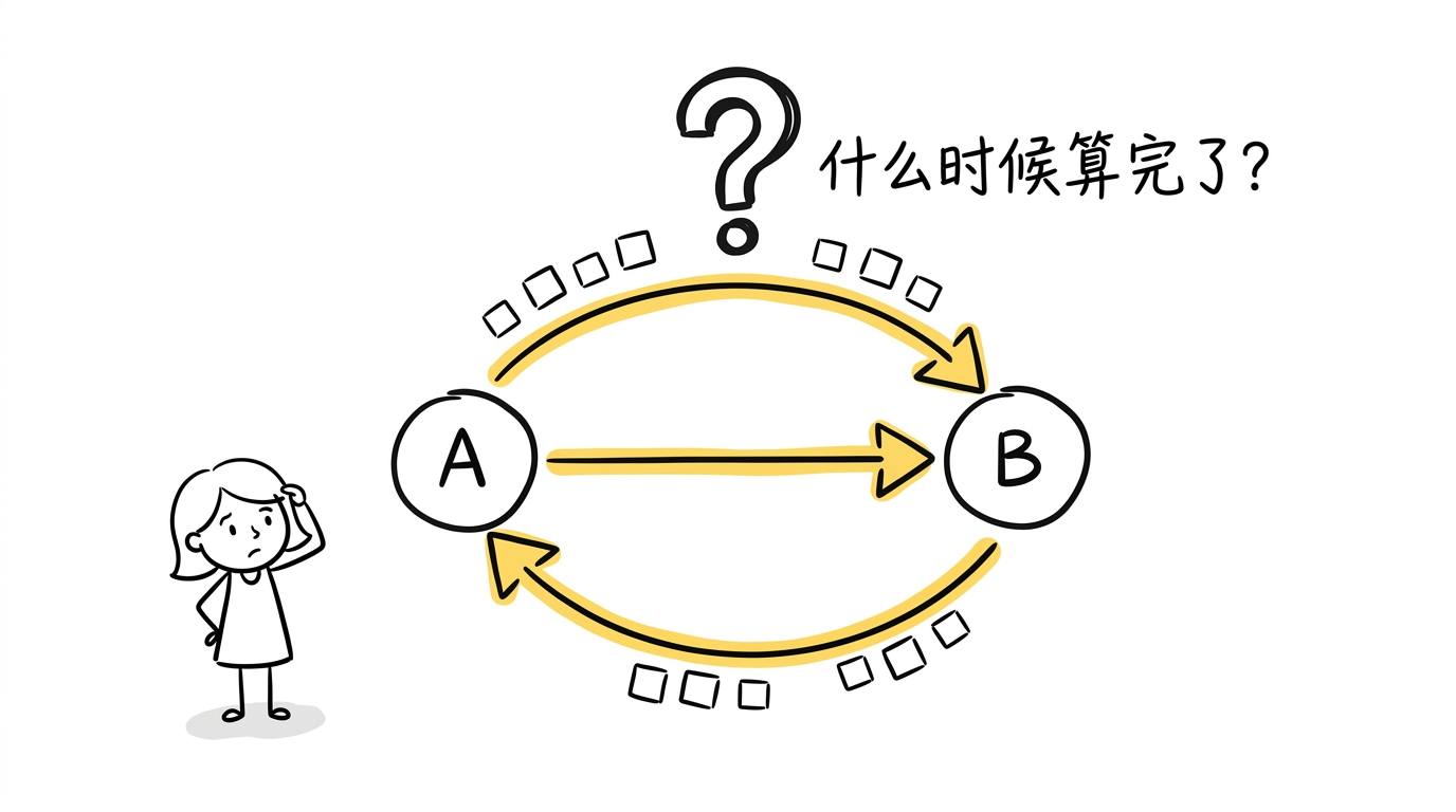 有环图中的核心难题：什么时候算完了？